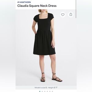 41 Hawthorn Black Claudia Mini Dress